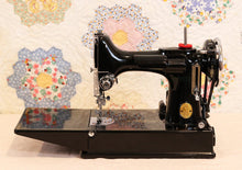 Load image into Gallery viewer, Singer Featherweight 221 Sewing Machine, AF384*** - Top Decal and Corduroy Insert - RARE
