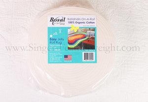 Batting, Pre-Cut For Jelly-Roll Rugs 2 1/4" x 50 yards