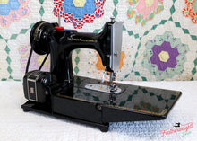 Load image into Gallery viewer, Singer Featherweight 222K Sewing Machine, RED "S" EP759***

