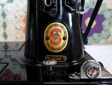 Load image into Gallery viewer, Singer Featherweight 222K Sewing Machine, RED "S" EP759***
