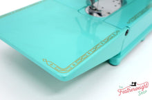 Load image into Gallery viewer, Singer Featherweight 222K Sewing Machine EL6858** - Fully Restored in Tiffany Blue
