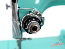 Load image into Gallery viewer, Singer Featherweight 222K Sewing Machine EL6858** - Fully Restored in Tiffany Blue
