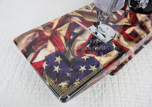 Load image into Gallery viewer, Singer Featherweight 221 Sewing Machine, PATRIOTIC One-Of-A-Kind Specialty - Painted
