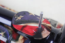 Load image into Gallery viewer, Singer Featherweight 221 Sewing Machine, PATRIOTIC One-Of-A-Kind Specialty - Painted
