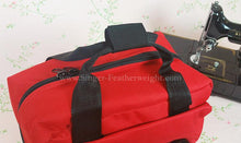 Load image into Gallery viewer, Bag, PADDED Carrying Singer Featherweight 221 222K Canvas Bag
