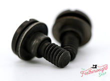 Load image into Gallery viewer, Screw, Singer Featherweight Bed Extension Screws &amp; Washers Set of 2 - (Vintage Original)
