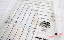 Load image into Gallery viewer, Cutting Ruler, CREATIVE GRIDS Straight Out Of Line 6" x 10" Quilt Ruler
