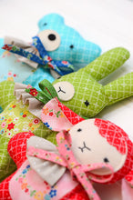 Load image into Gallery viewer, Pattern, Three Little Friends Toy Softies by Ellis &amp; Higgs (digital download)
