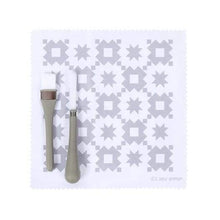 Load image into Gallery viewer, Oh Sew Clean Brush and Cloth Set by It's Sew Emma - GRAY

