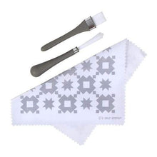 Load image into Gallery viewer, Oh Sew Clean Brush and Cloth Set by It's Sew Emma - GRAY

