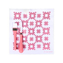 Load image into Gallery viewer, Oh Sew Clean Brush and Cloth Set by It's Sew Emma - PINK
